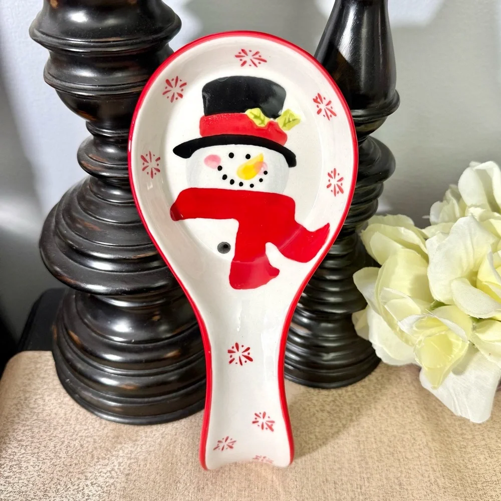 New SNOWMAN ⛄️ Ceramic Spoon Rest